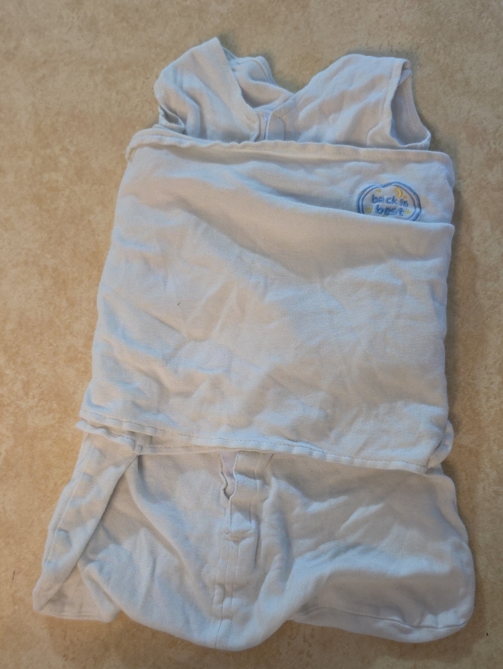 Halo Light Blue Sleeveless Infant Sleep Sack